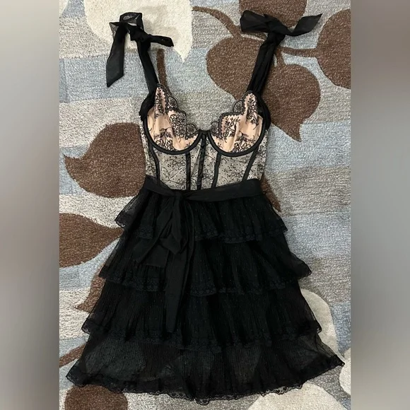 For Love & Lemons Freya Slip Dress